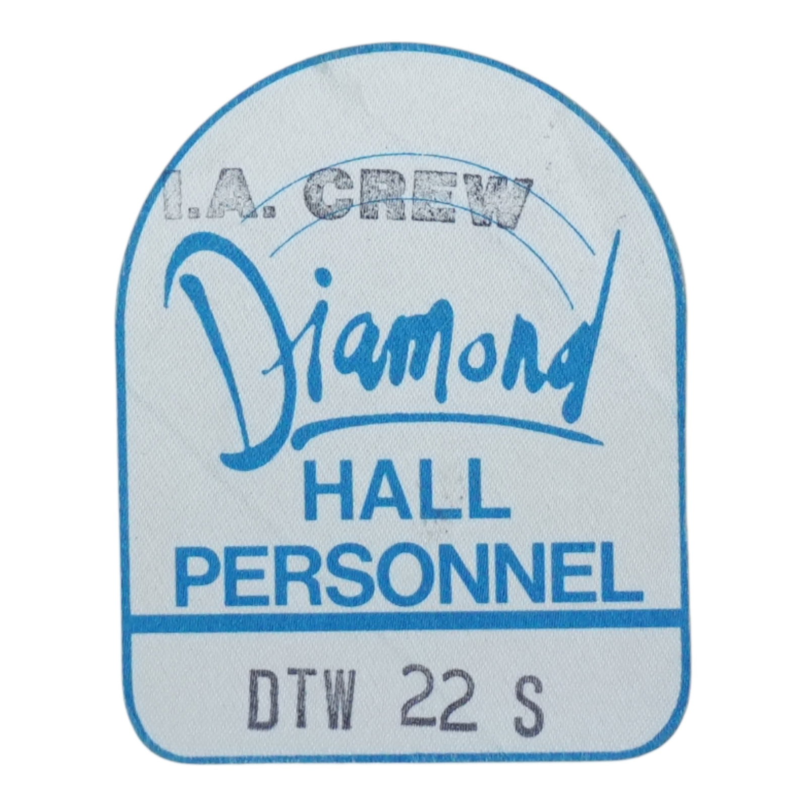 1980s Neil Diamond crew hall personnel backstage pass (1 of 2)