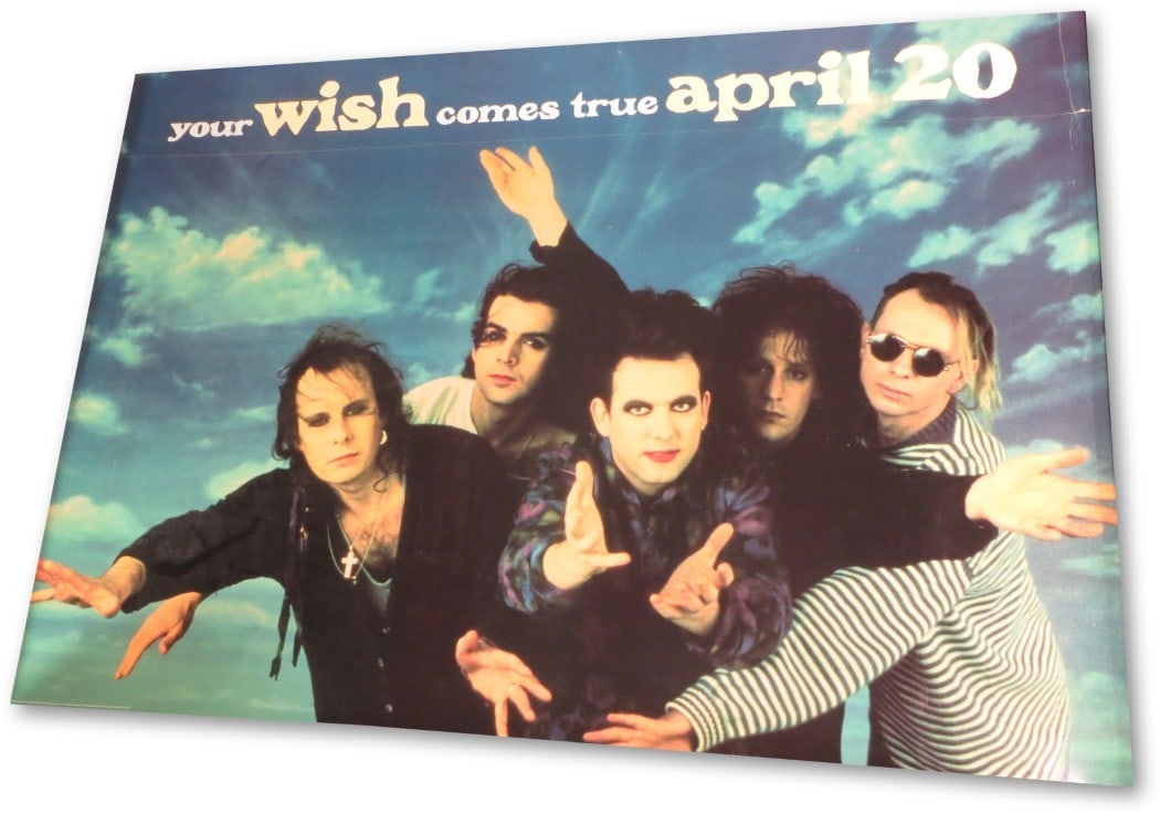 The Cure Vintage Poster 20x30 Original Music Memorabilia (1 of 2)