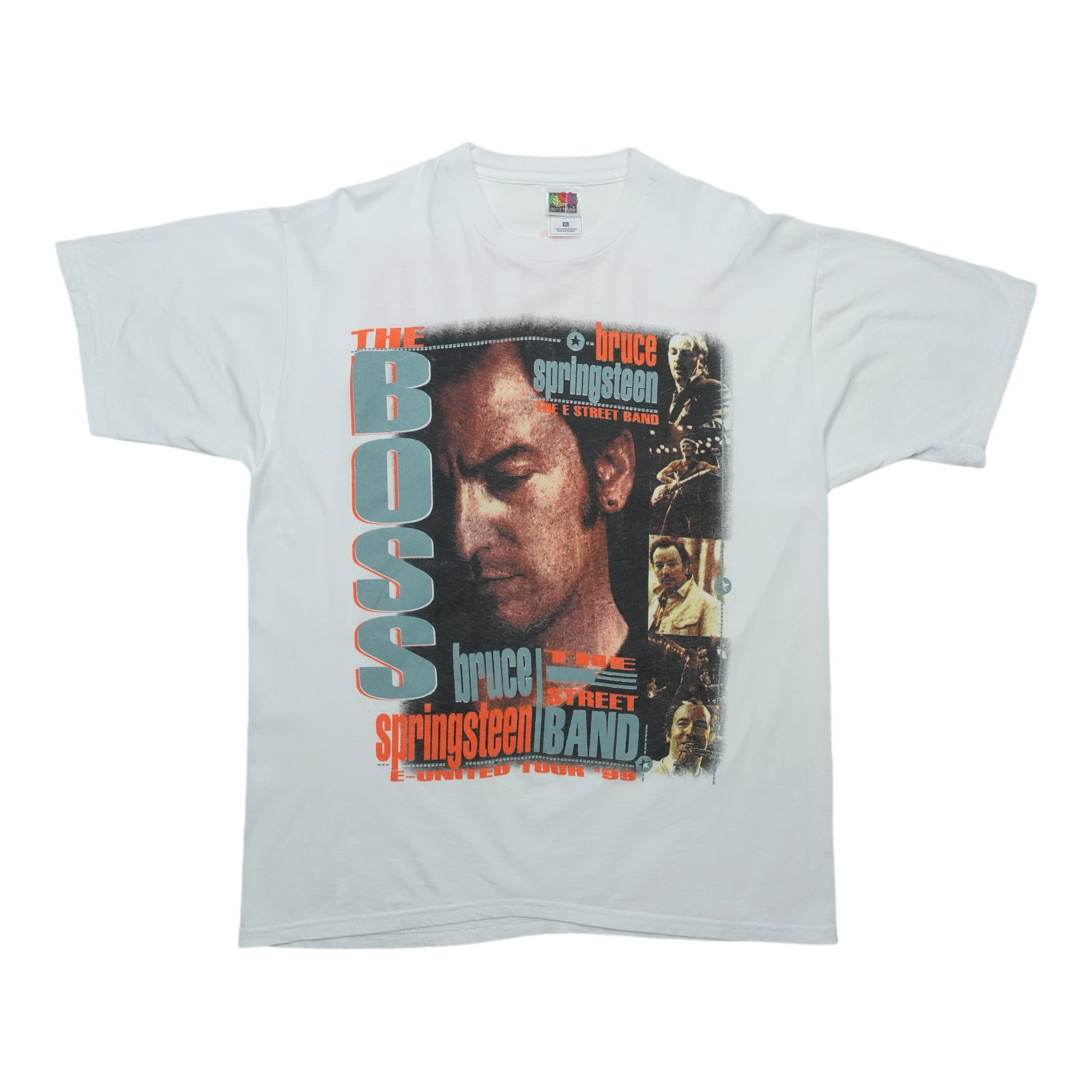 Vintage 1999 Bruce Springsteen E Street Band concert tee Large: Vintage 1999 Bruce Springsteen E Street Band concert tee Large This is an original vintage 1999 Bruce Springsteen E Street Band E-United Tour shirt. Featuring graphics on both the front and back, this