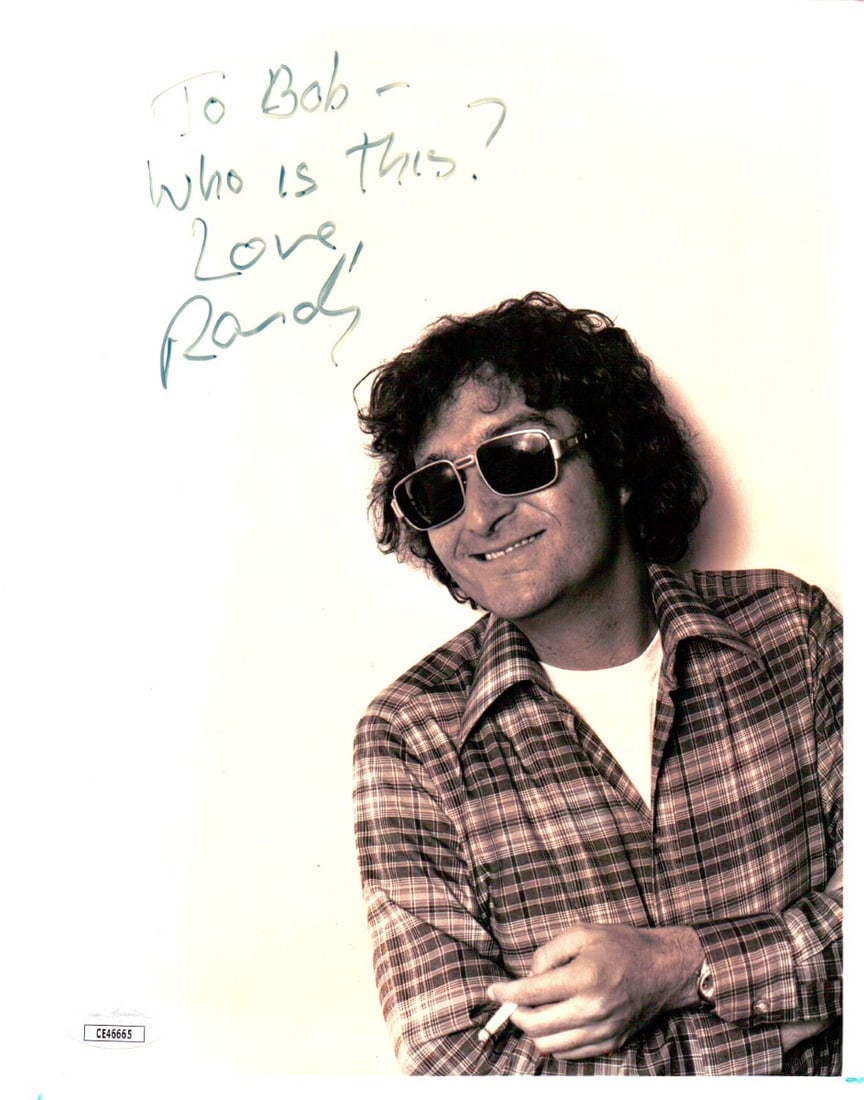 Randy Newman signed JSA 8x10 vintage smoking photo (1 of 2)