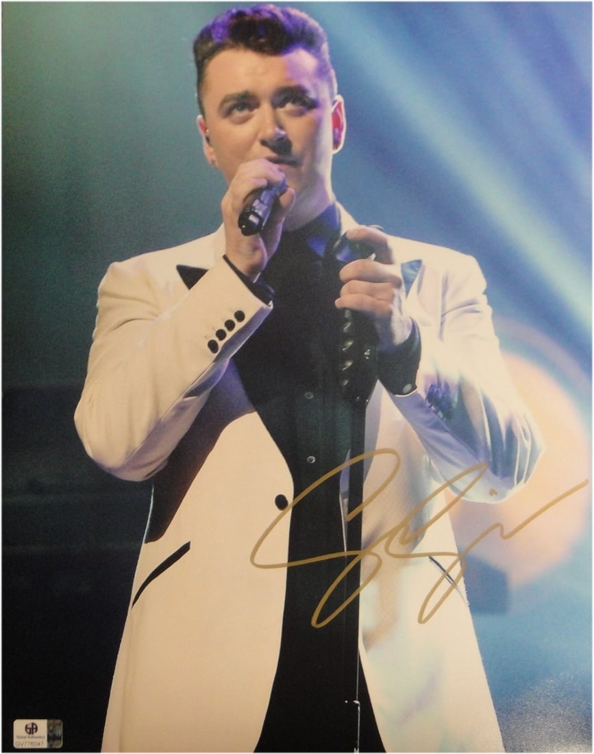 Sam Smith Autographed 11x14 Photo Certified by Global Authentics (1 of 2)