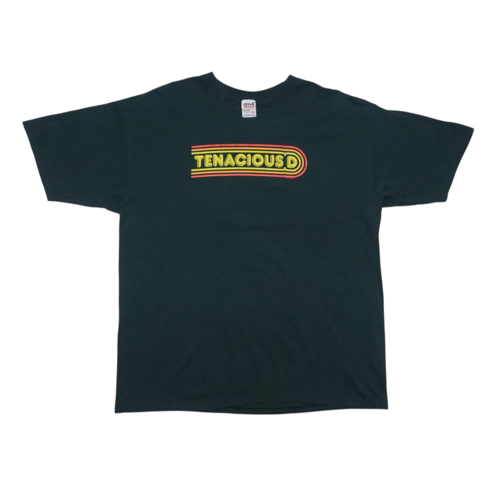 Vintage 2001 Tenacious D Black Cotton Band T-Shirt Extra Large (1 of 4)