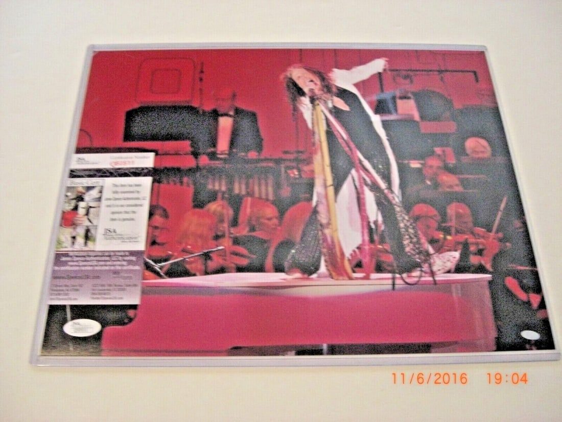 Steven Tyler signed 11x14 photo with JSA COA (1 of 1)