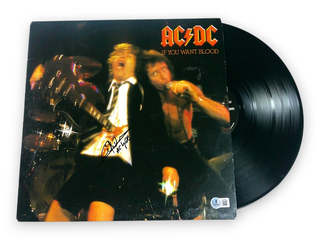 If You Want Blood Album Cover Signed by Cliff Williams with JSA Authentication: If You Want Blood Album Cover Signed by Cliff Williams with JSA Authentication This is an original AC/DC 'If You Want Blood' record album cover autographed by Cliff Williams. The item includes the rec