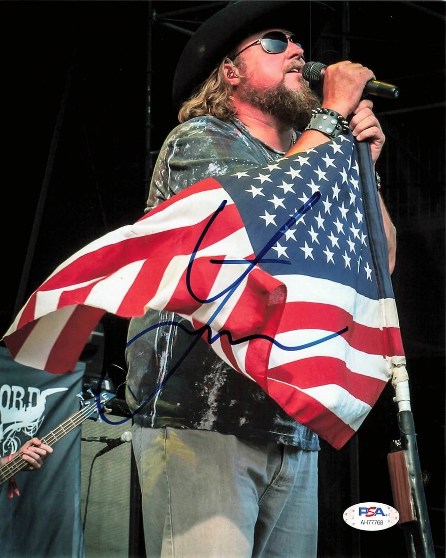 Colt Ford Autographed 8x10 Photo PSA/DNA Authentic Signature: Colt Ford Autographed 8x10 Photo PSA/DNA Authentic Signature This auction features an original 8x10 photograph signed by Colt Ford, a renowned singer and songwriter. The autograph has been professiona