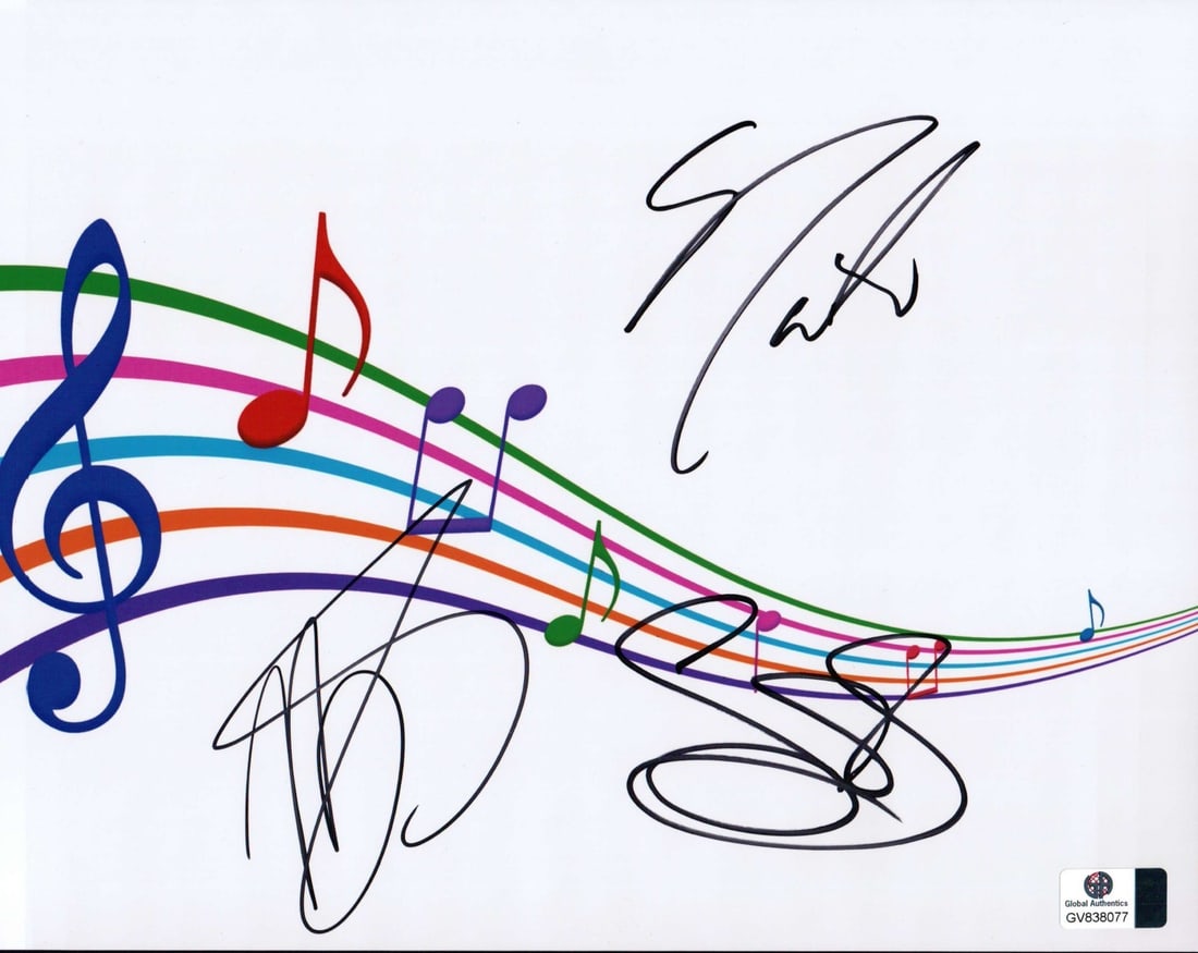Boys II Men Signed 8x10 Photo Nathan Morris Wanya Morris Shawn Stockman GAI Authenticated (1 of 2)