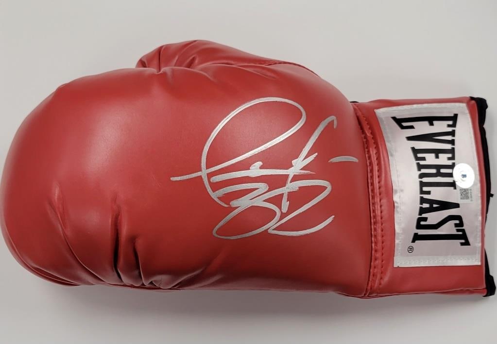 Deontay Wilder Signed Everlast Boxing Glove Beckett Authenticated: Deontay Wilder Signed Everlast Boxing Glove Beckett Authenticated This is an original Everlast boxing glove signed by professional boxer Deontay Wilder. The glove comes with authentication from Becket
