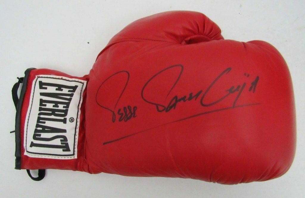Jesse James Leija Signed Everlast Boxing Glove JSA Authenticated (1 of 4)