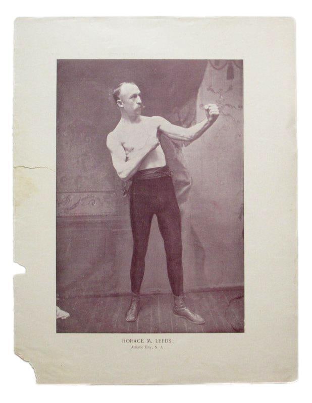 1895 Boxing Gladiators Supplement Poster by Horace M Leeds 11x15 Athletic Publishing: 1895 Boxing Gladiators Supplement Poster by Horace M Leeds 11x15 Athletic Publishing This is an original 1895 Supplement Poster titled "Boxing Gladiators" by Horace M. Leeds, produced by the Athletic 