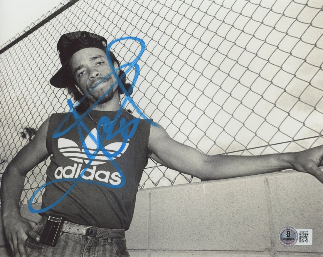 Ice T Signed 8x10 Photograph with Beckett Authentication Body Count: Ice T Signed 8x10 Photograph with Beckett Authentication Body Count This is an original 8x10 photograph autographed by Ice T of Body Count. The autograph is authenticated by Beckett Authentication Ser