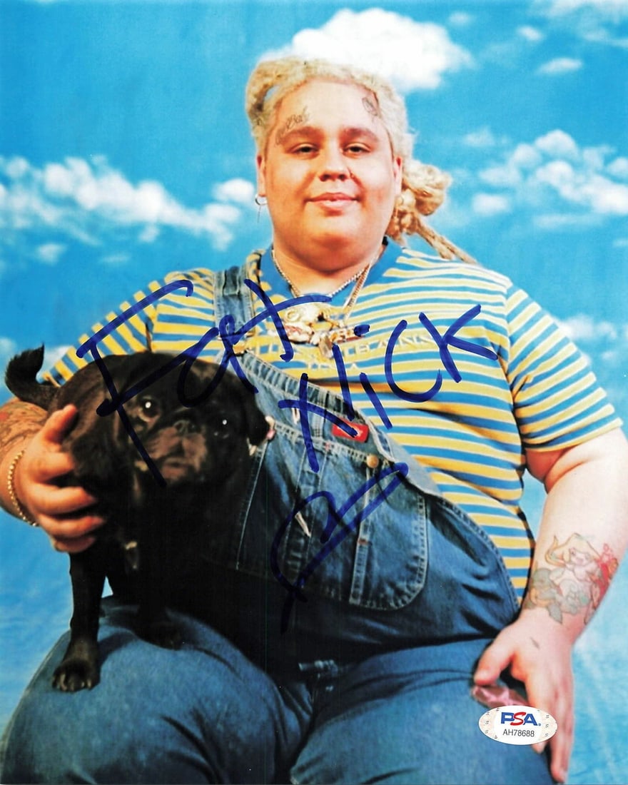 Fat Nick Autographed 8x10 Photo PSA/DNA Certified Original: Fat Nick Autographed 8x10 Photo PSA/DNA Certified Original This listing features an original 8x10 photograph signed by the renowned rapper Fat Nick. The autograph has been authenticated by PSA/DNA, en