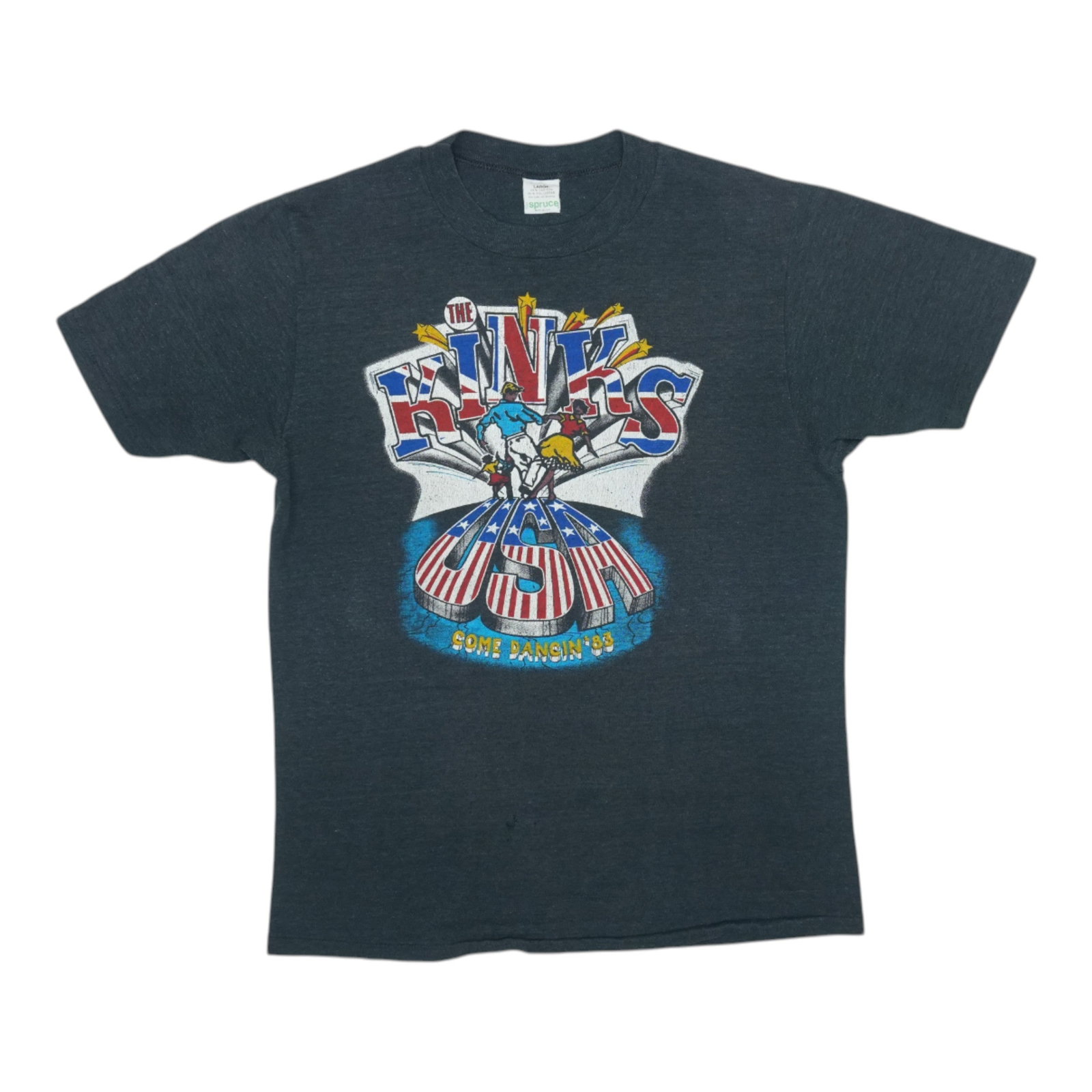 Vintage 1983 State Of Confusion Tour T-Shirt Featuring The Kinks (1 of 6)