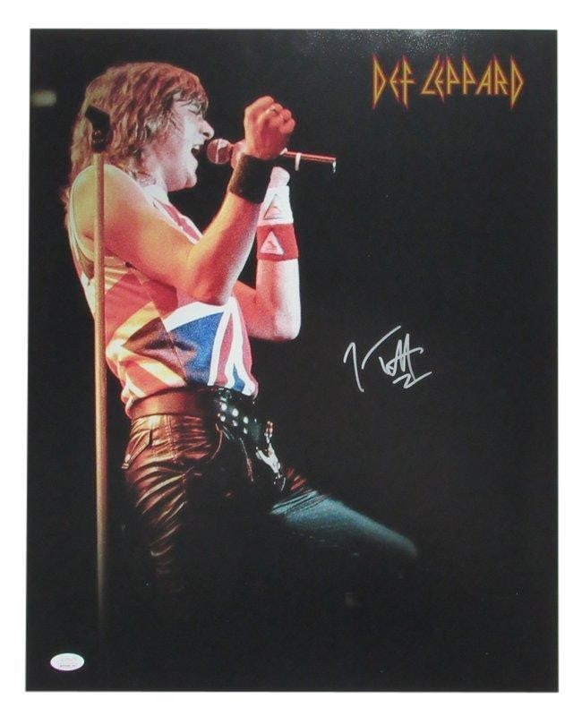 Joe Elliott Signed 16x20 Def Leppard Photo JSA Authenticated (1 of 3)