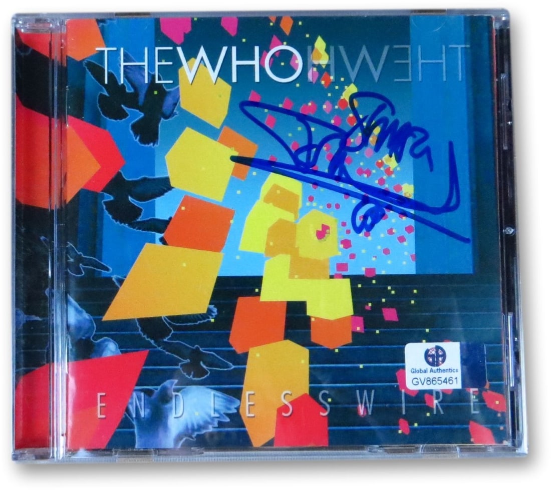 Endless Wire CD Cover Signed by Simon Townsend With Global Authentics COA (1 of 2)