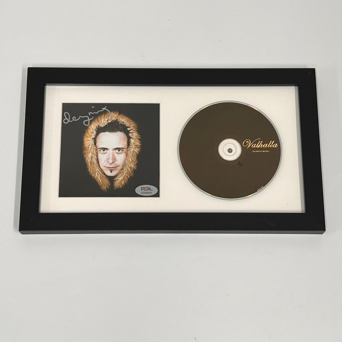Danny Michel Valhalla Album CD Cover Framed PSA/DNA Signed (1 of 3)