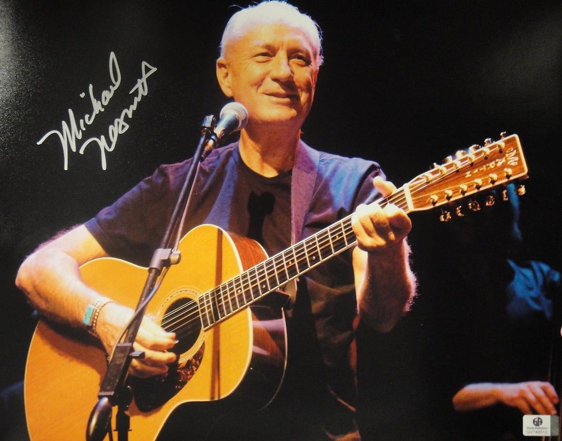 Michael Nesmith Autographed 11x14 Photo The Monkees JSA Authenticated (1 of 2)