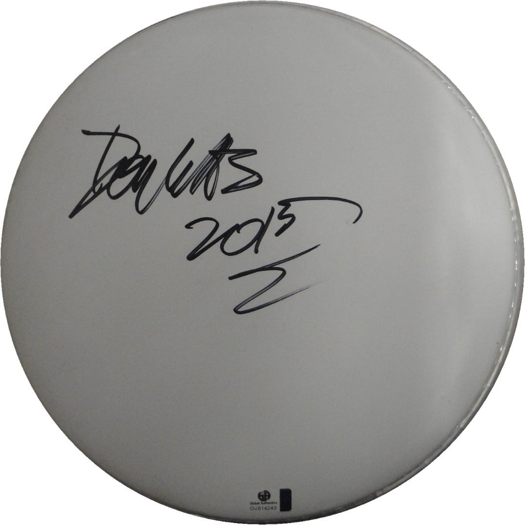 Don Was Signed 10 Drum Head Authenticated by Global Authentics (1 of 2)