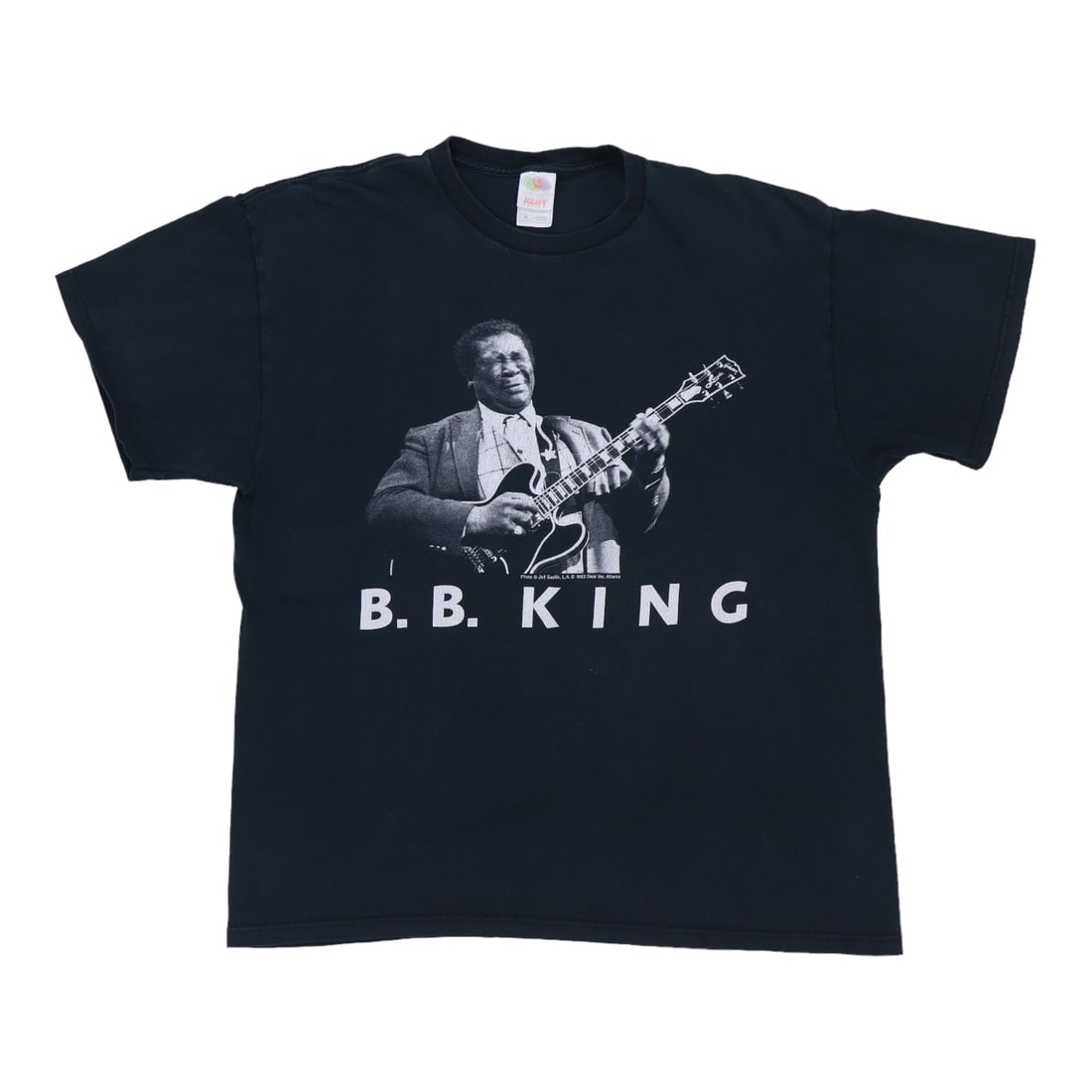 Vintage 1990s BB King Black Cotton Extra Large T Shirt (1 of 6)