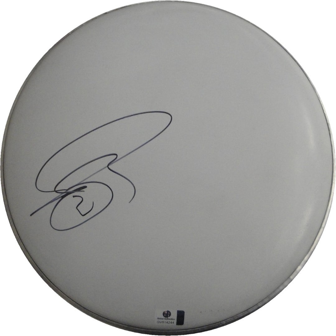 Josh Groban Autographed 10 Drum Head Authenticated by Global Authentics (1 of 2)