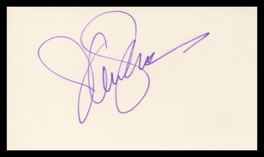 Jani Lane Autograph on 3x5 Index Card Beckett Authenticated (1 of 2)