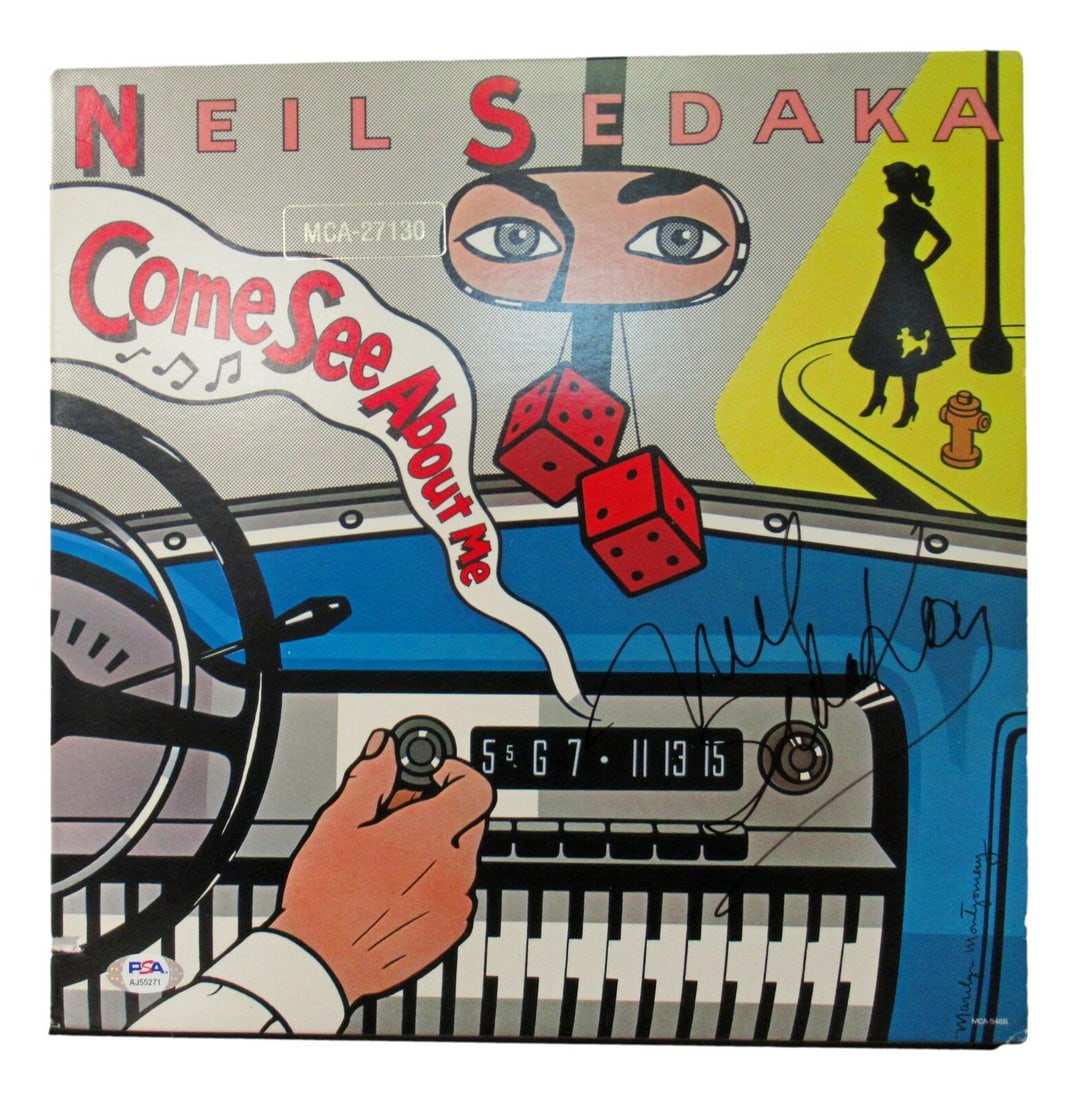 Autographed Neil Sedaka Come See About Me Album PSA DNA Authenticated (1 of 4)