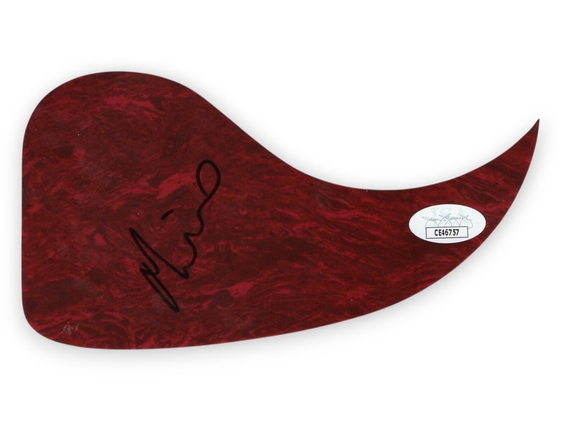 Midge Ure Signed Guitar Pickguard Autographed JSA Authentic: Midge Ure Signed Guitar Pickguard Autographed JSA Authentic This Midge Ure autographed guitar pickguard is a must-have for fans of the renowned singer-songwriter. Authenticated by James Spence Authent