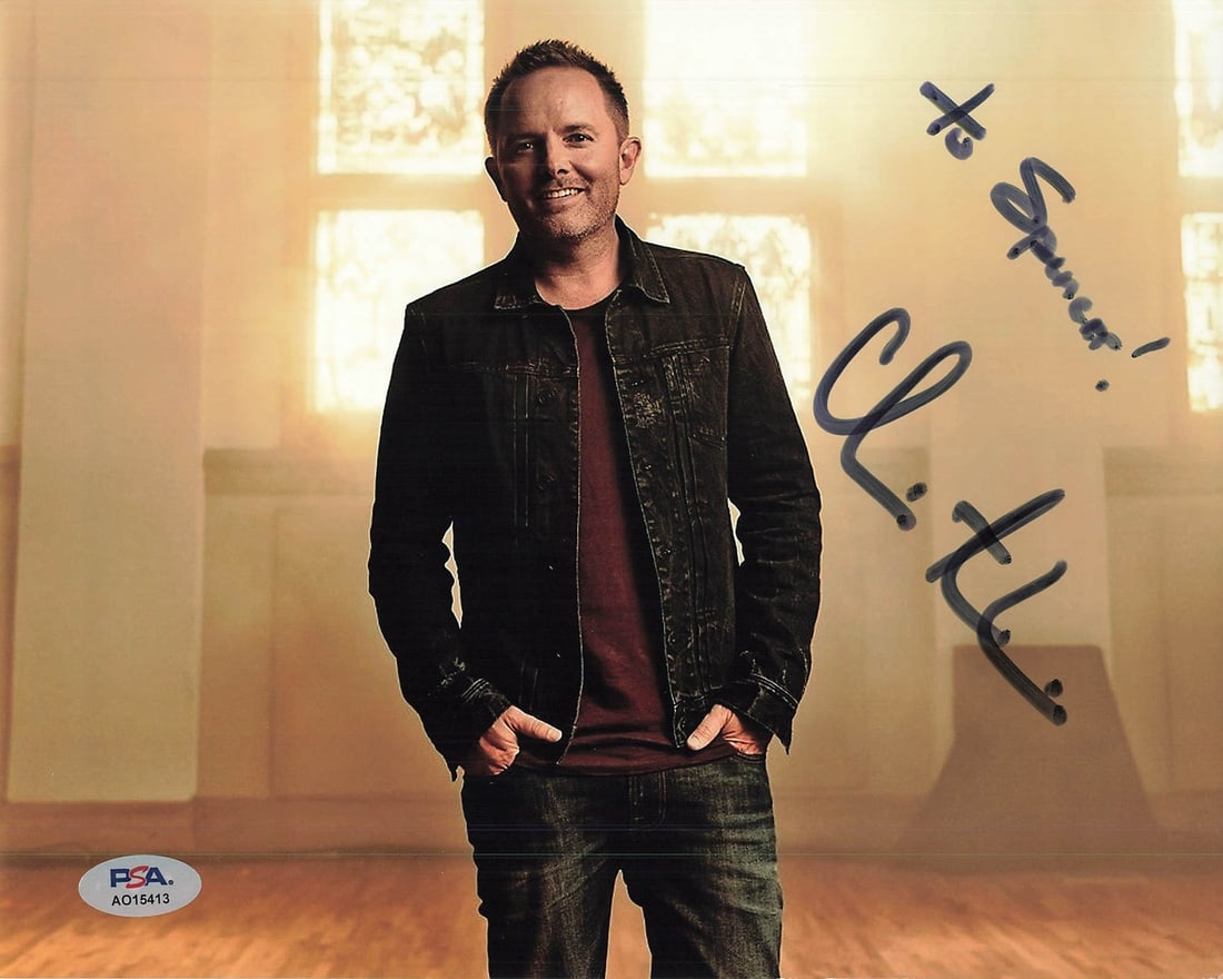 Chris Tomlin Autographed 8x10 Photo PSA/DNA Certified Music Memorabilia (1 of 1)