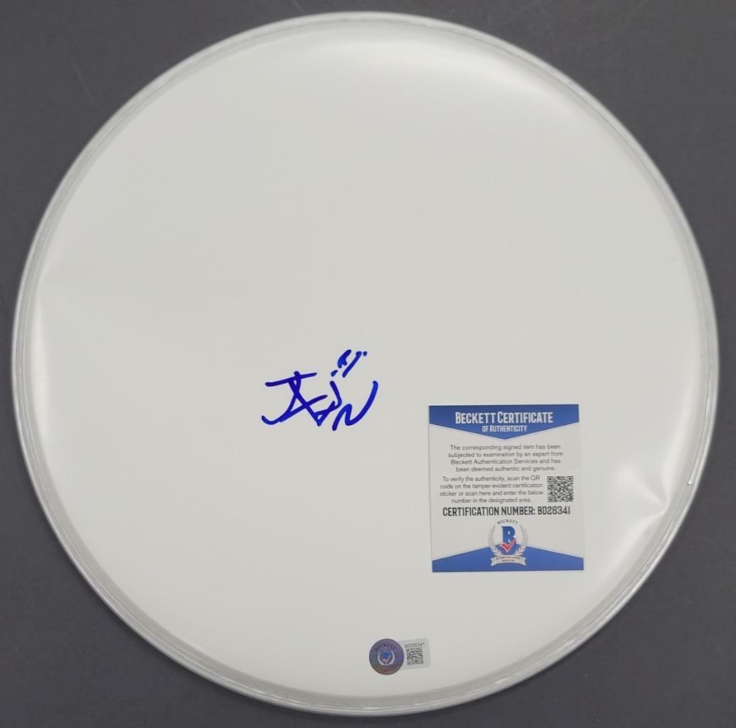 Autographed 12 Inch Drumhead by Jxdn Jaden Hossler Beckett Authenticated (1 of 1)