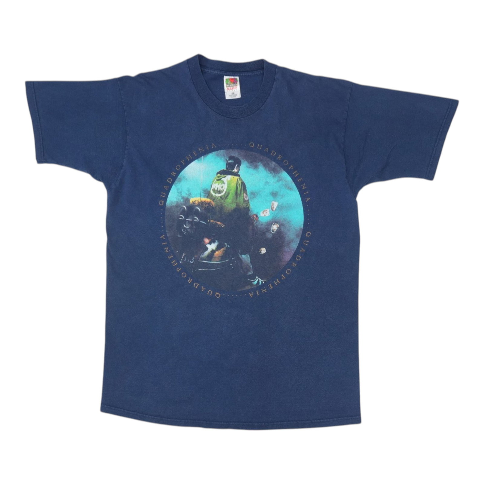 Vintage 1997 Blue Cotton The Who Quadrophenia Tour T-Shirt XL: Vintage 1997 Blue Cotton The Who Quadrophenia Tour T-Shirt XL This is an original vintage 1997 The Who Quadrophenia Tour shirt, featuring front and back graphics. Made from 100% cotton, the shirt is a