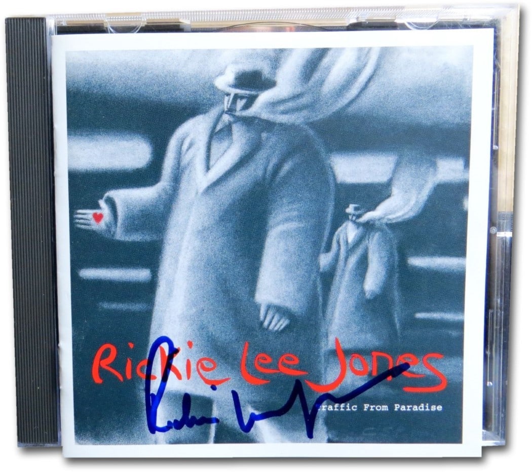 Rickie Lee Jones Autographed CD Cover Traffic From Paradise PSA Certified (1 of 3)