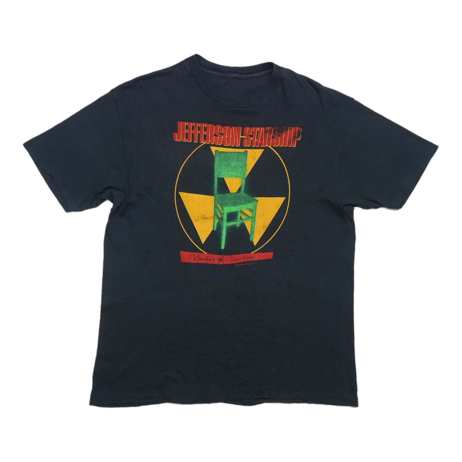 Vintage 1984 Jefferson Starship Tour T Shirt Nuclear Furniture (1 of 4)