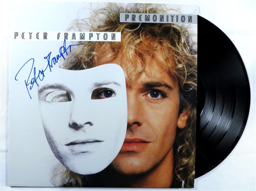Peter Frampton Premonition Signed Album Cover JSA Authenticated (1 of 4)