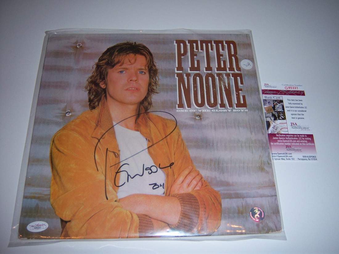 Signed Peter Noone LP Album JSA COA (1 of 2)