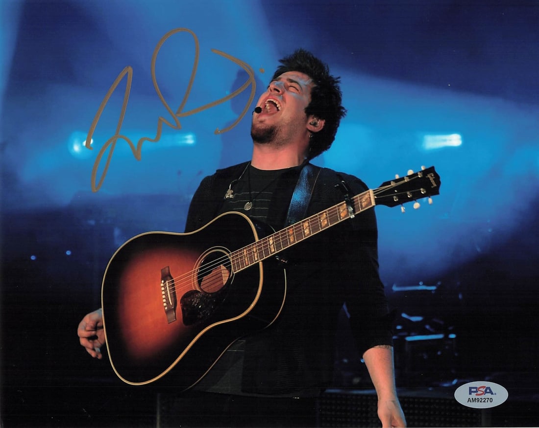 Lee DeWyze Autographed 8x10 Photo PSA/DNA Authentic: Lee DeWyze Autographed 8x10 Photo PSA/DNA Authentic This listing features a professionally printed 8x10 photograph autographed by Lee DeWyze. The signature has been authenticated by PSA/DNA, ensuring 