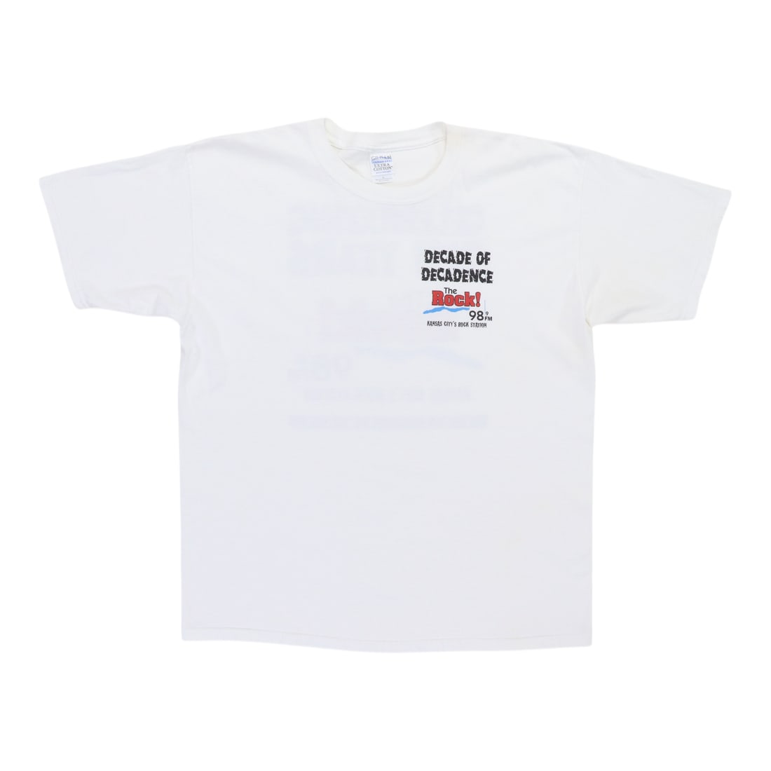 Vintage 2002 Decade Of Decadence 98.9 The Rock Kansas City Cotton Shirt (1 of 7)