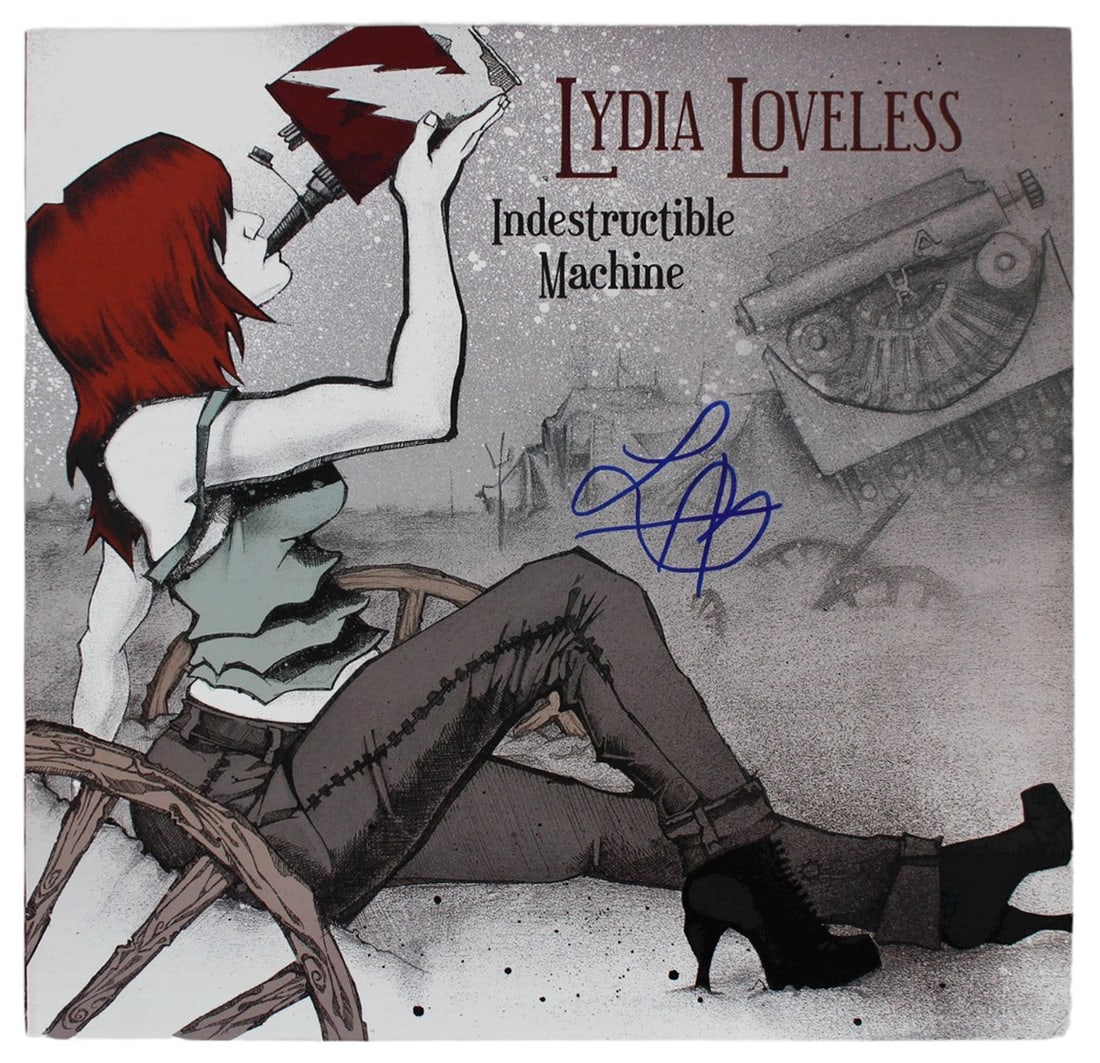 Lydia Loveless Signed Indestructible Machine Album Cover Beckett Authenticated (1 of 3)