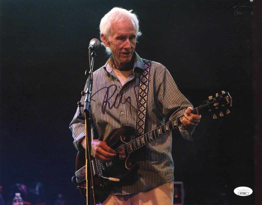 Robby Krieger Signed 11x14 Photo The Doors JSA Authenticated (1 of 2)