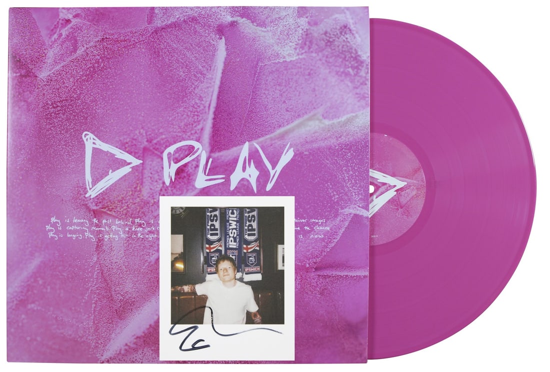 Ed Sheeran Signed Album Insert Vinyl with BAS Authentication (1 of 6)