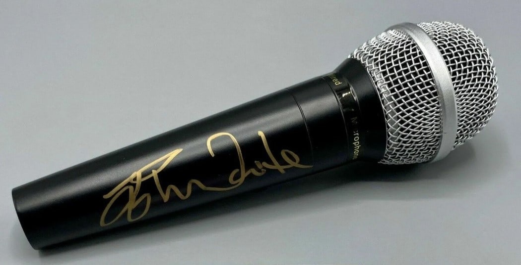John Waite Autographed Microphone Bad English JSA Certified (1 of 3)