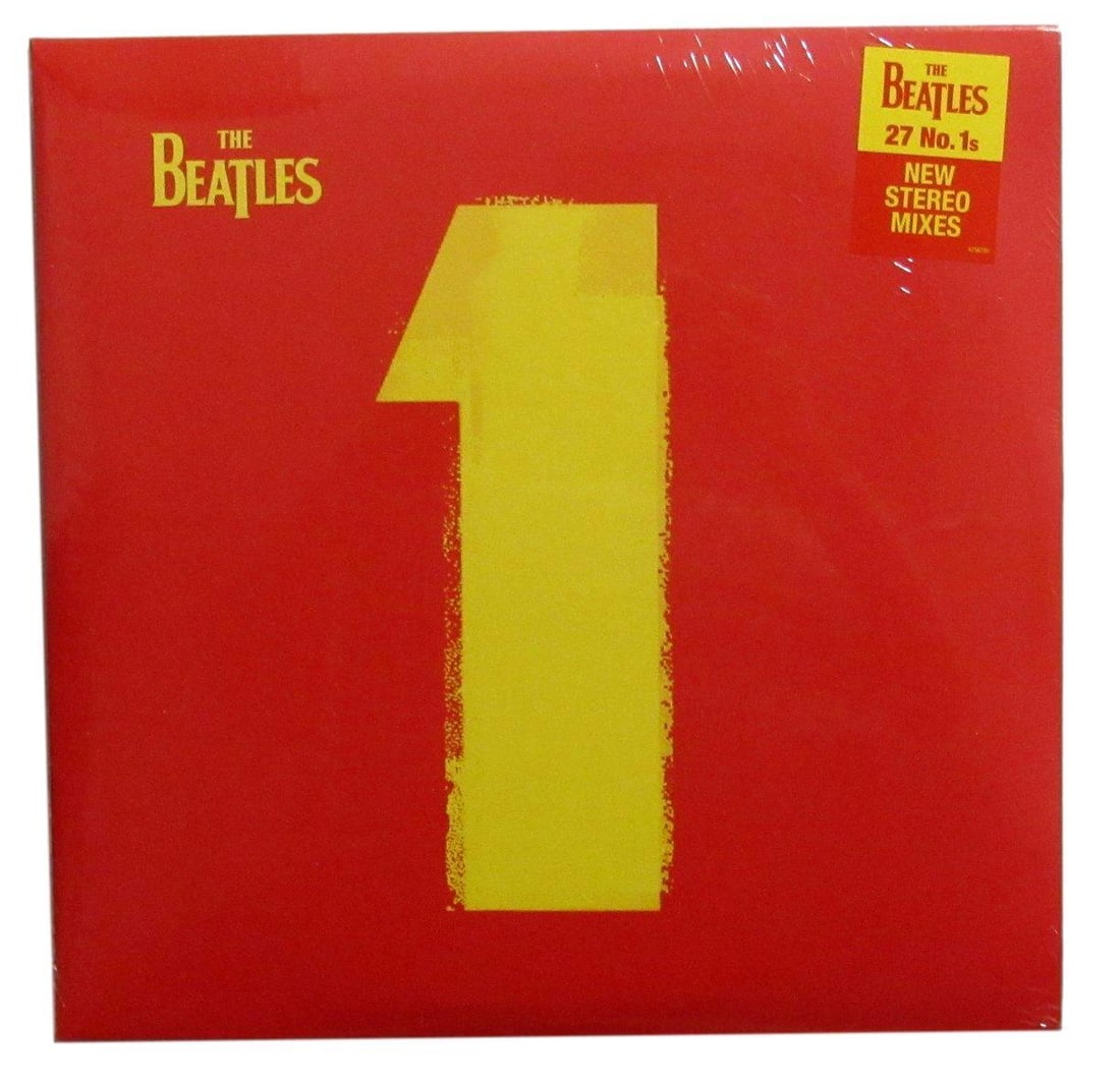 Sealed Beatles 1 Vinyl Album Featuring 27 Chart-Topping Hits (1 of 3)