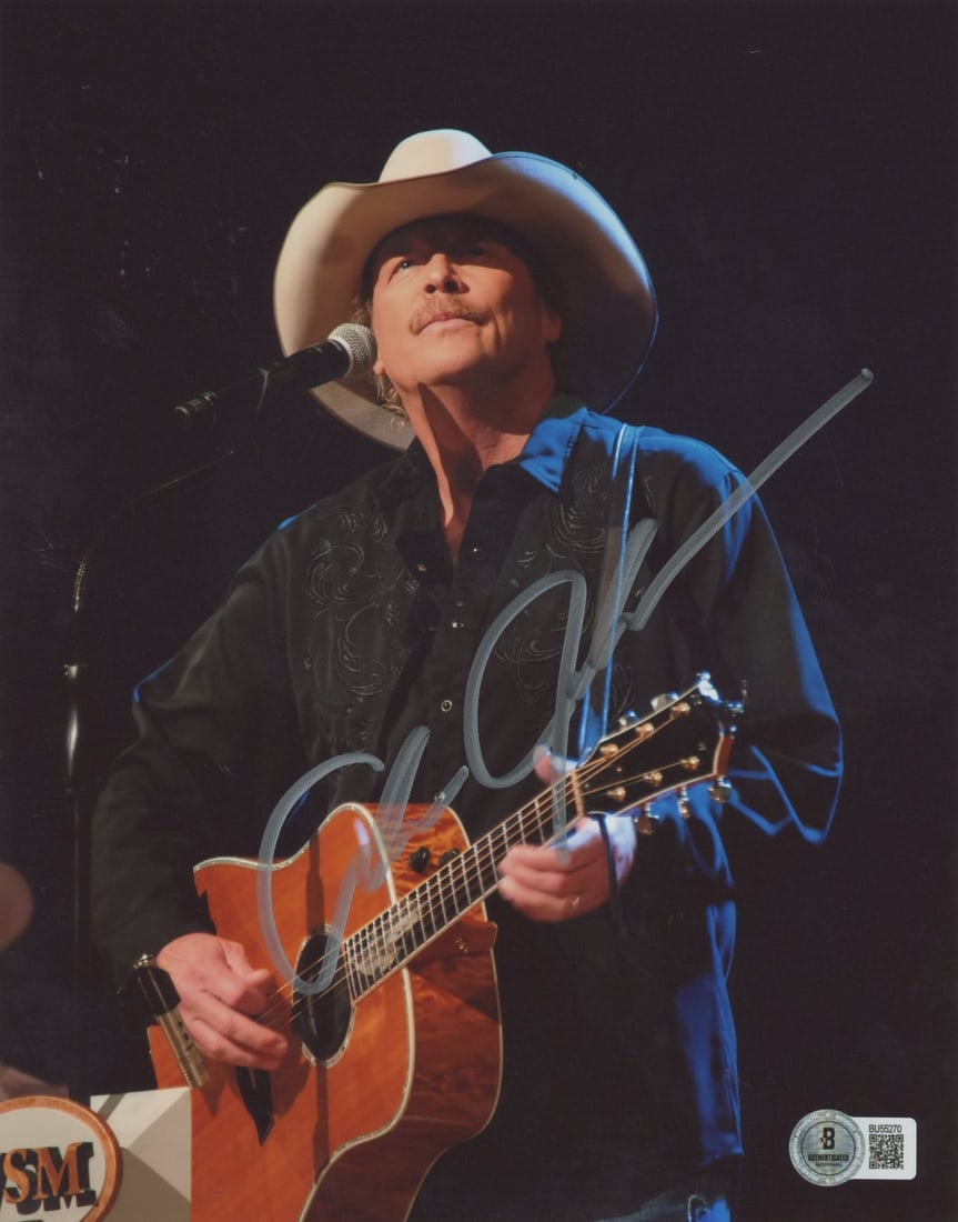 Autographed 8x10 Vertical Photo Signed by Alan Jackson with Beckett Authentication (1 of 1)