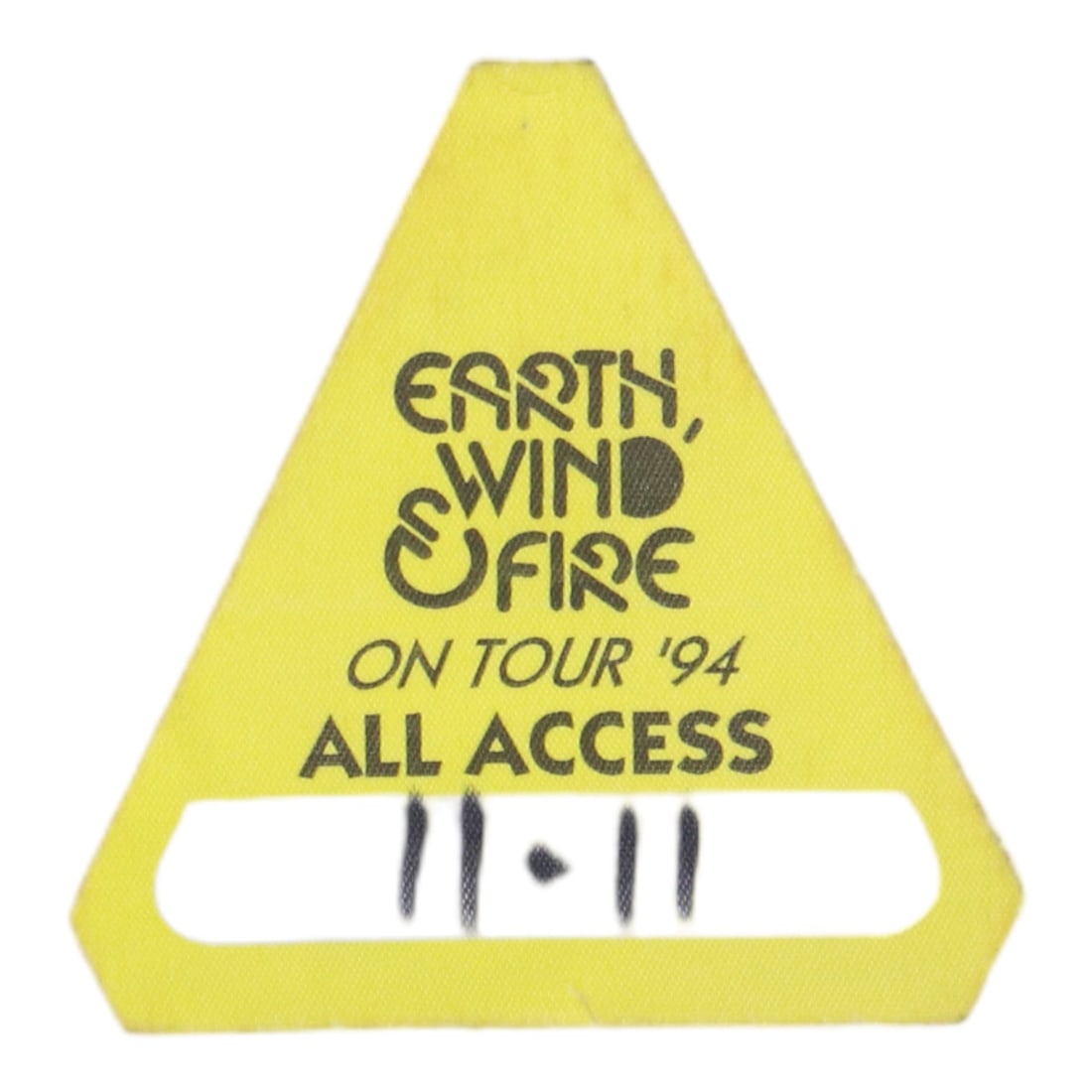 Vintage 1994 Earth Wind & Fire Concert Backstage Access Pass (1 of 2)