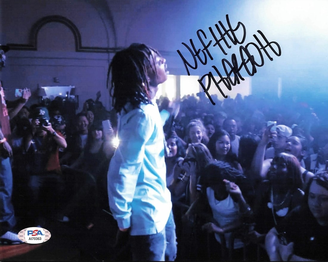 NEF THE PHARAOH Autographed 8x10 Photo PSA/DNA Certified: NEF THE PHARAOH Autographed 8x10 Photo PSA/DNA Certified This is a professionally printed 8x10 photograph featuring NEF THE PHARAOH, autographed by the rapper himself. The signature has been authentic
