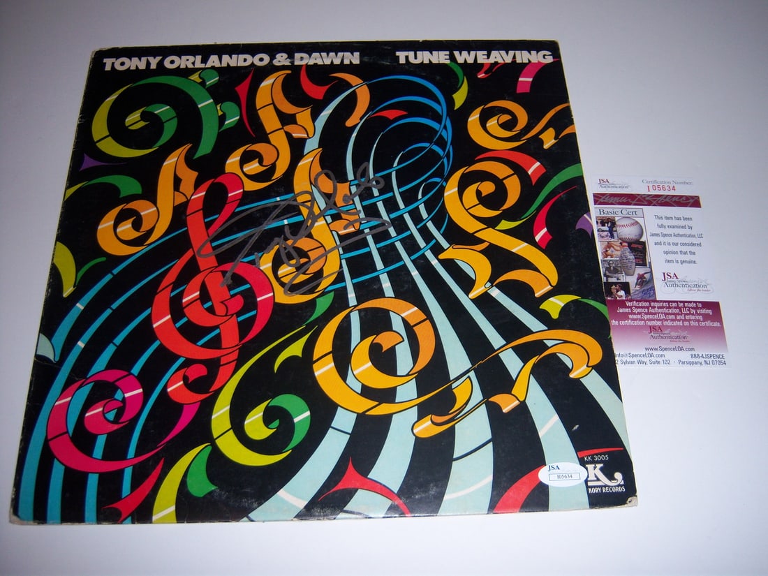 Signed Tony Orlando LP Album with JSA COA Tune Weaving (1 of 1)
