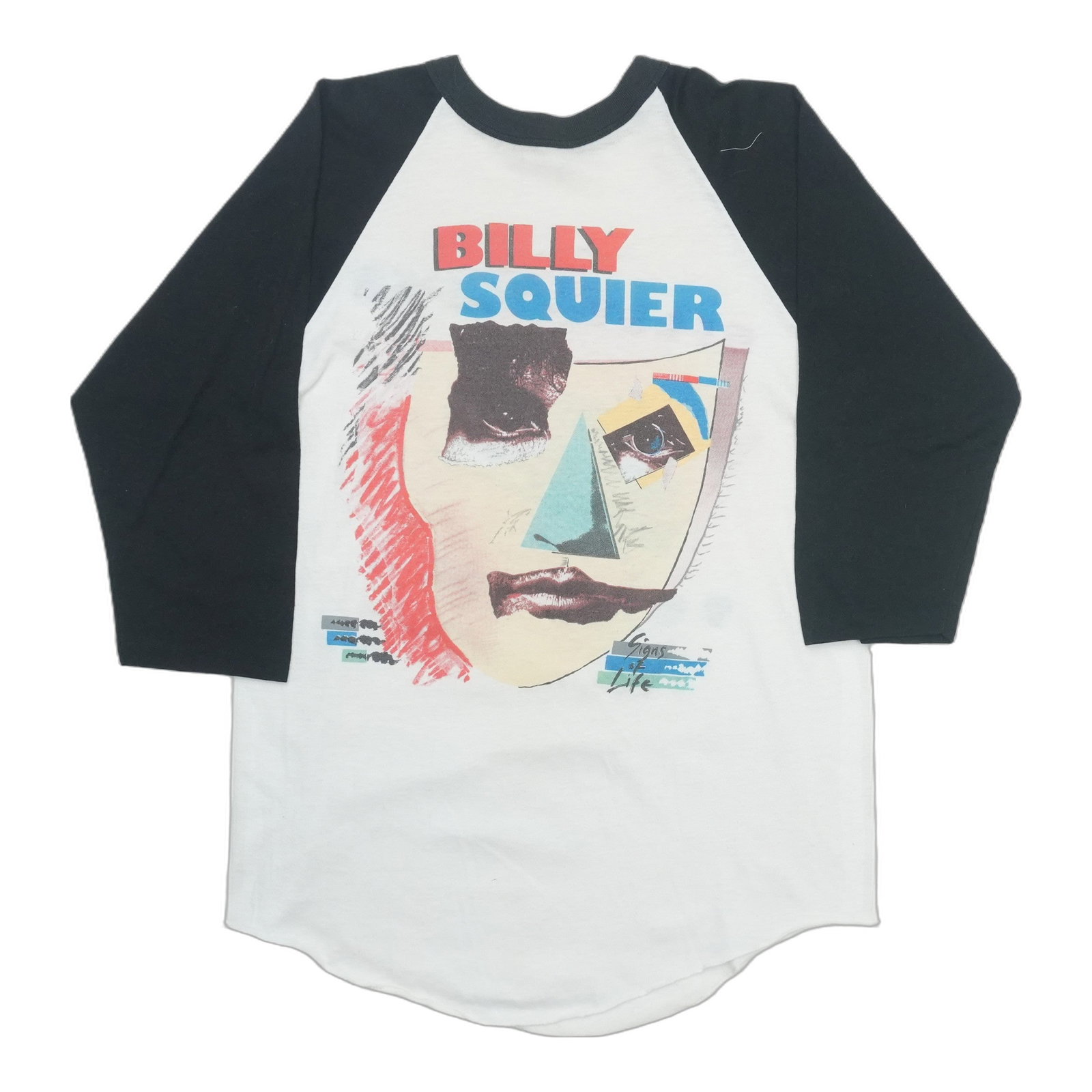 Vintage 1984 Billy Squier raglan tour shirt (1 of 6)