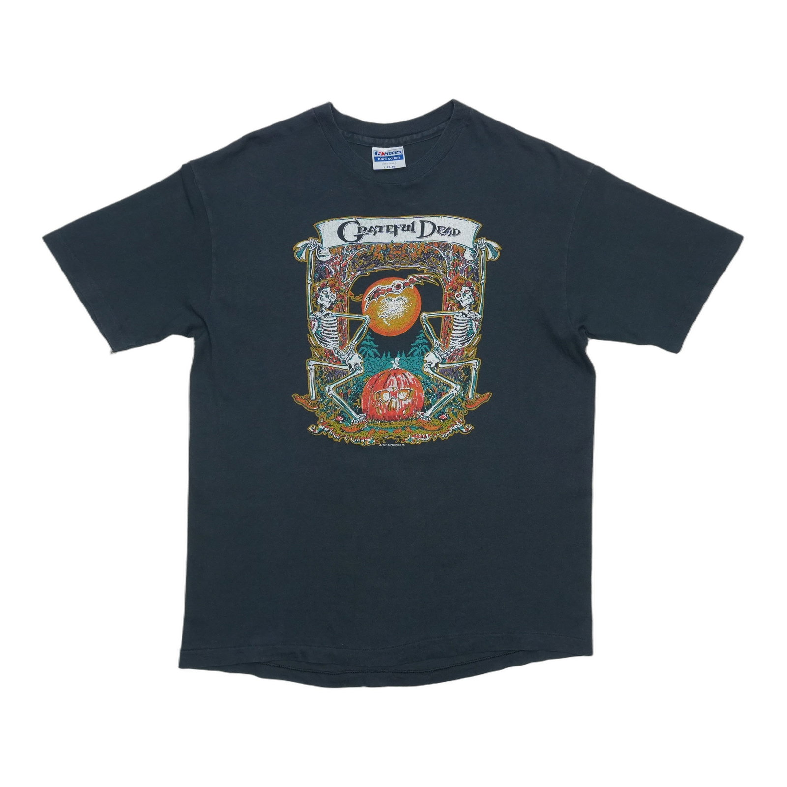 Vintage 1985 Grateful Dead Fall Tour Black Cotton Shirt (1 of 7)