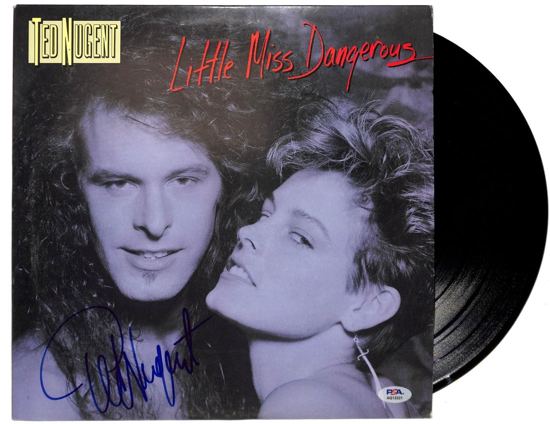 Little Miss Dangerous Album Signed by Ted Nugent With PSA DNA Authentication (1 of 3)