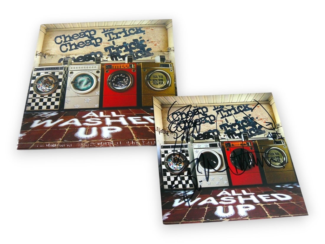 Autographed Cheap Trick CD Insert Beckett Authenticated Signed by Four Members (1 of 2)