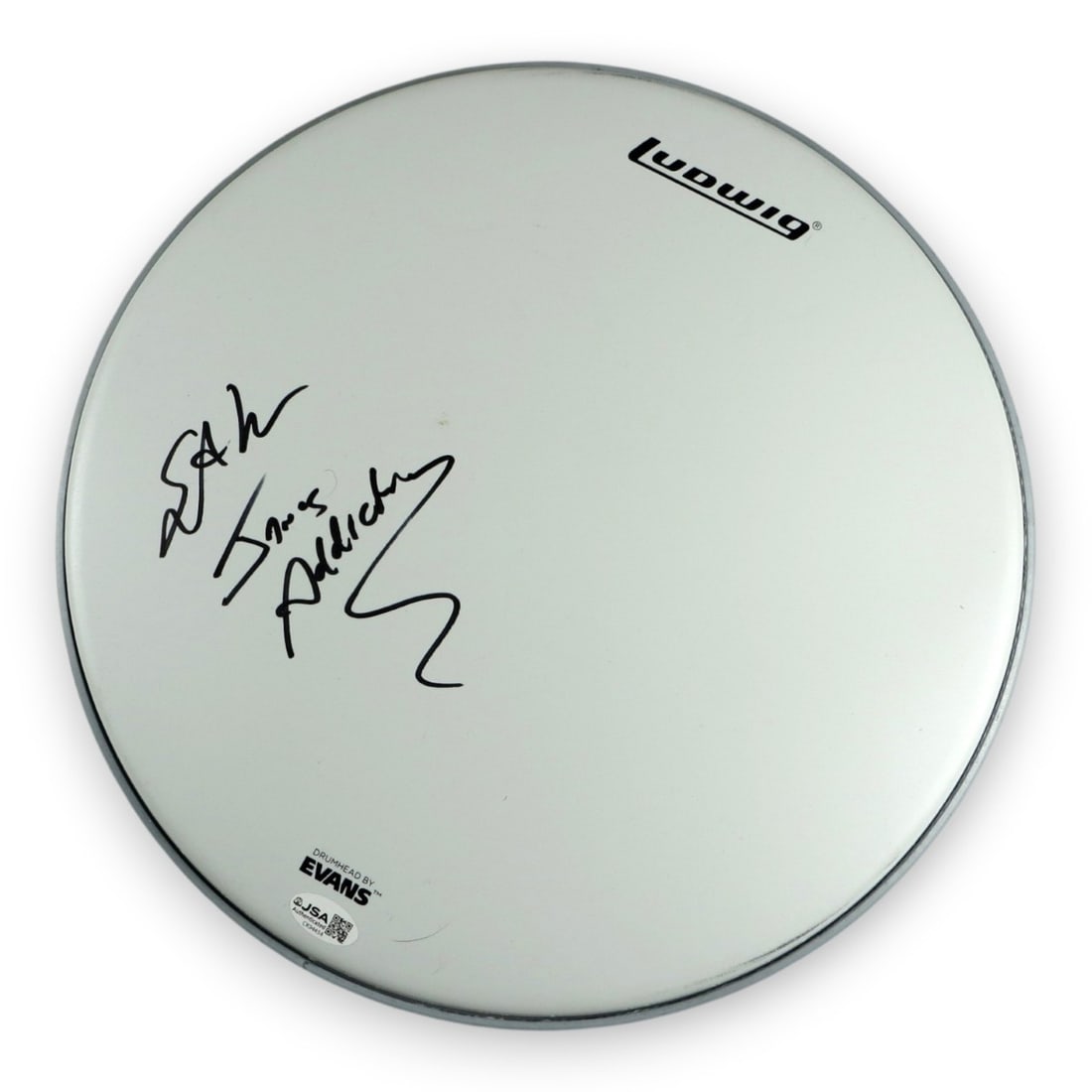 13 Inch JSA Authenticated Stephen Perkins Signed Jane's Addiction Drumhead (1 of 3)