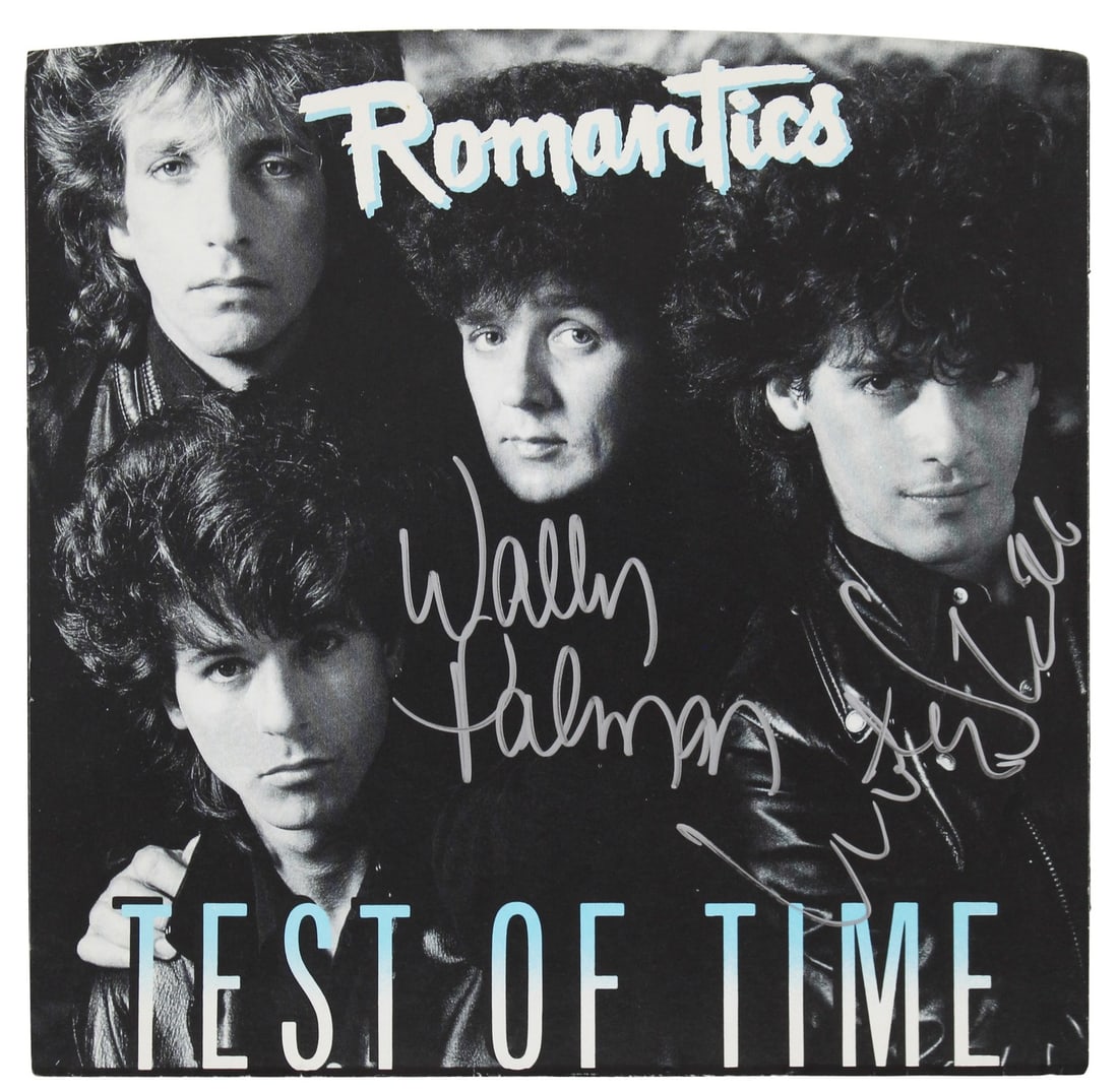 The Romantics Signed 45 RPM Album Cover by Wally Palmar & Mike Skill Beckett Authenticated (1 of 3)